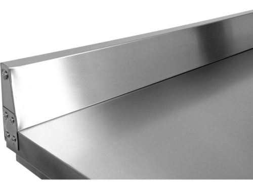 YATO YG-09033 GASTRO Inox munkaasztal alsó polccal hátsó felhajtással