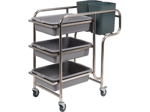 YATO YG-09101 GASTRO Konyhai kocsi 5 tároló, 3 polc