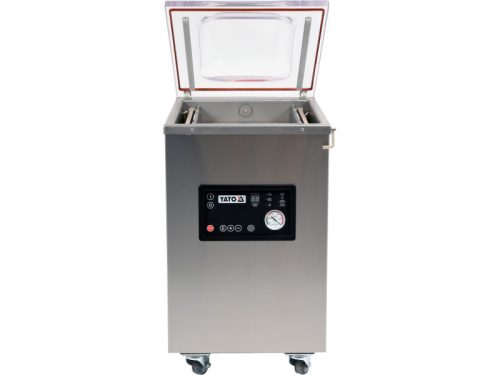 YATO YG-09310 GASTRO Vákuumkamrás vákuumfóliázó gép 420 mm 900 W görgős