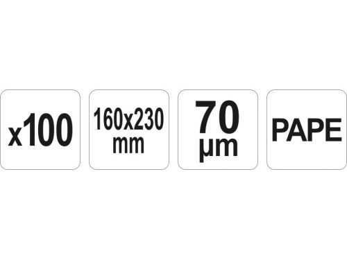 YATO YG-09331 GASTRO Vákuumtasak 160 x 230 mm (100 db)