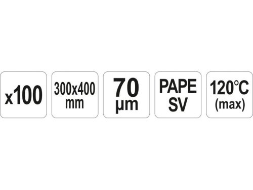 YATO YG-09339 GASTRO Sous vide főzhető vákuumtasak 300 x 400 mm (100 db)