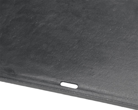 YATO YG-20020 Öntöttvas sütőlap gázgrillekhez, sima és barázdált felülettel 220x410mm