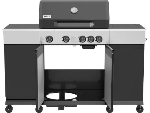 YATO YG-20037 4 az 1 - ben gázgrill, mini konyha 14,5 Kw