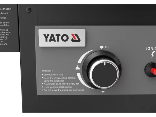 YATO YG-20038 Grill 3 az egyben Gáz / faszén / füstölő 8,5 Kw