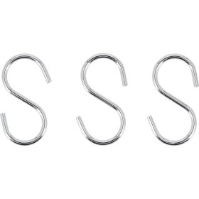   YATO YG-20143 Acél krómozott horog gázgrillekhez kellékek felakasztásához 3 db/csomag