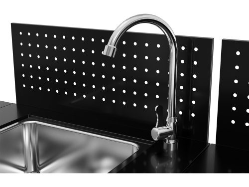 YATO YG-20171 Moduláris kerekes szekrény beépített mosogatótálcával grillezéshez 600x570x1135mm