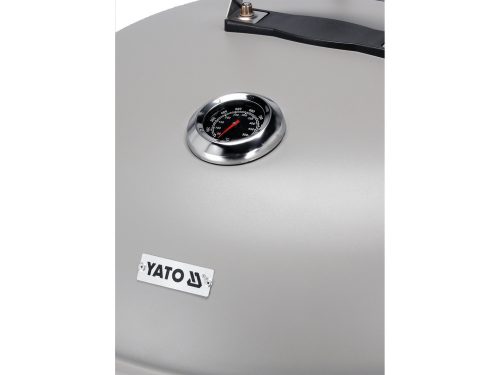 YATO YG-20301 Kerek faszenes BBQ és grillsütő fekete 540mm