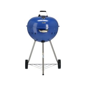 YATO YG-20302 Kerek faszenes BBQ és grillsütő kék 540mm