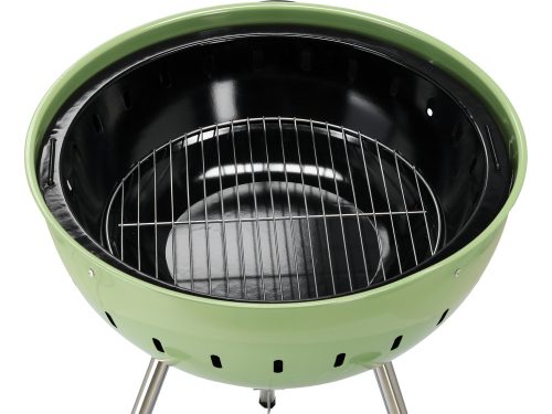 YATO YG-20303 Kerek faszenes BBQ és grillsütő zöld 540mm