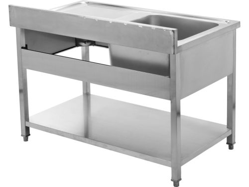 YATO YG-30905 Asztal egymedencés mosogatóval csepegtetőtálcával 1400 x 700mm