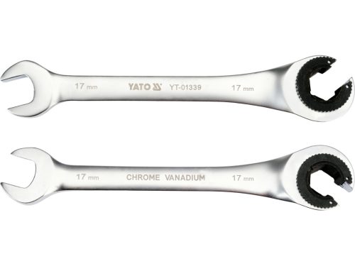 YATO YT-01339 Nyitott racsnis villáskulcs 17mm