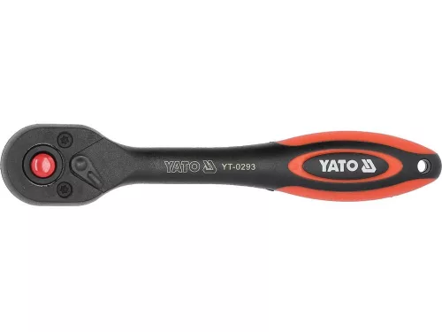 YATO YT-0293 Racsnis hajtószár 1/4" 144 mm 72T hajlított szár CrV