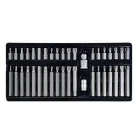   YATO YT-0400 Torx és imbusz bit készlet 40 részes (1/2"-3/8" H4-H12, M5-M12, T20-T55)