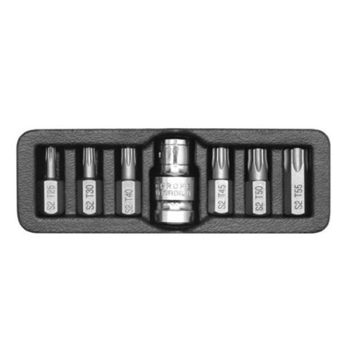 YATO YT-0410 Torx bit készlet 7 részes (1/2" T25-T50)