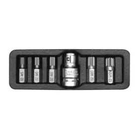   YATO YT-0414 Bit készlet 6 részlet SPLINE M5-M12 L=30 mm 1/2"