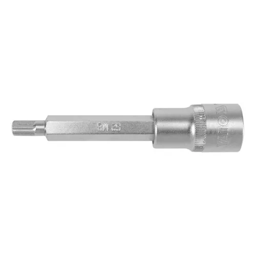 YATO YT-04352 Hosszú bit dugókulcs Spline 1/2" M8 CrV