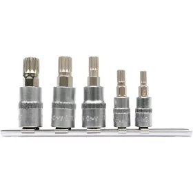  YATO YT-04360 Bit dugókulcs készlet 5 részes Spline 1/4", 3/8" CrV