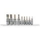 YATO YT-04401 Bit dugókulcs készlet 9 részes Imbusz 1/4", 3/8" CrV