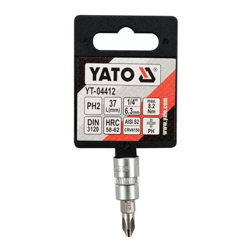 YATO YT-04412 Bit dugókulcs Phillips 1/4" PH2 CrV