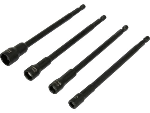 YATO YT-04642 Mágneses hatlapú csavarbehajtó készlet 4 részes 1/4col bitbefogással 150mm