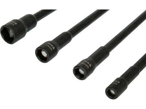 YATO YT-04642 Mágneses hatlapú csavarbehajtó készlet 4 részes 1/4col bitbefogással 150mm