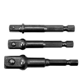   YATO YT-04685 Dugókulcs adapter készlet 3 részes 1/4" Hex -> 1/4", 3/8", 1/2" négyszög