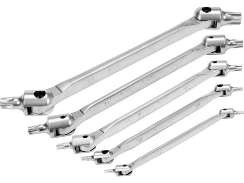 YATO YT-05320 Csuklós torxkulcs készlet 5 részes T15-T60 CrV