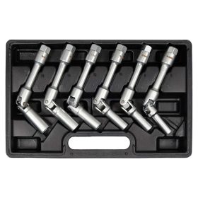   YATO YT-0534 Csuklós gyertyakulcs készlet 6 részes 8 / 9 / 10 / 12 / 14 / 16 mm 3/8" CrV
