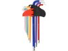 YATO YT- 05635 9PCS EXTRA LONG HEX KEY BALL SET1.5-10MM