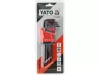 YATO YT-05671 Hosszú gömbfejű imbuszkulcs készlet 1,5mm - 10mm 9 részes