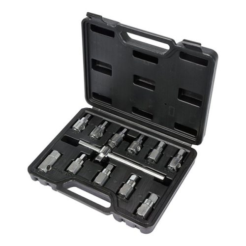 YATO YT-0600 Olajleeresztő kulcs készlet 12 részes 8-13 mm, 8-17 mm 3/8"