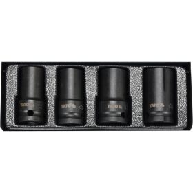   YATO YT-06030 Roncsolt csavar leszedő gépi dugókulcs készlet 4 részes 1/2 Col 17-26 mm CrMo