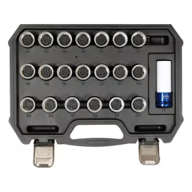   YATO YT-060306 Opel kerékőr csavar leszedő készlet 21 részes