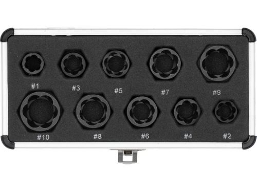 YATO YT-060311 Törtcsavar kiszedő készlet 10 részes