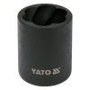 YATO YT-0603 Roncsolt csavarfej leszedő készlet 10 részes 3/8" 10-19 mm