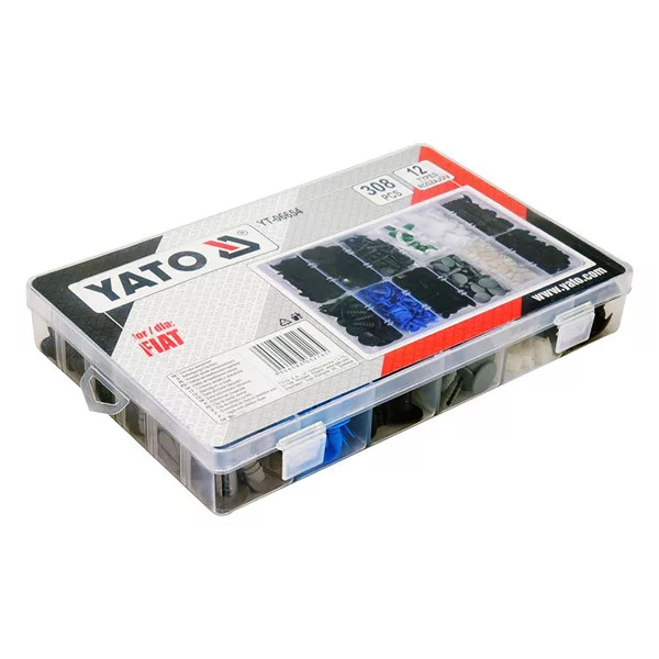 YATO YT-6854 Set Di Timbri Per Numeri E Lettere - Adattatore Per Sega A Tazza Incluso, Per Officina E Hobbistica - 5