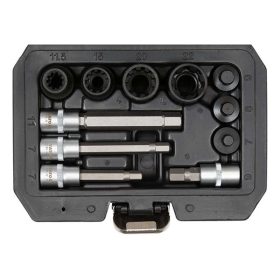   YATO YT-06808 Féknyereg szerelő dugókulcs készlet 11 részes 3/8", 1/2" CrV