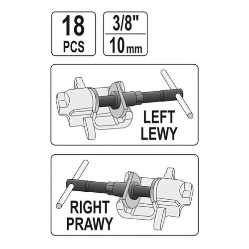 YATO YT-0682 Fékmunkahenger szerelő készlet 18 részes