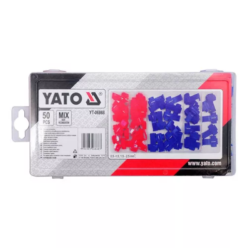 YATO YT-06868 Elektromos gyorscsatlakozó készlet 50 részes
