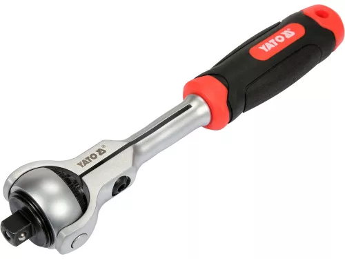 YATO YT-07201 Racsnis hajtószár 3/8" 145 mm 72T forgó fejes CrV