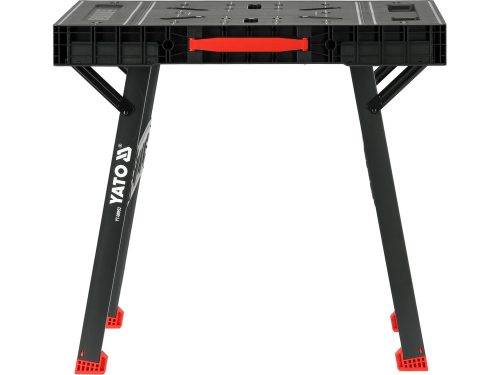 YATO YT-08953 Összecsukható munkaasztal műanyag munkapulttal, fém lábakkal max 650 kg