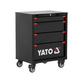  YATO YT-08963 Szerszámszekrény rendszerekbe integrálható Szerszámos kocsi 4 fiókos