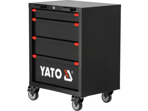 YATO YT-08963 Szerszámszekrény rendszerekbe integrálható Szerszámos kocsi 4 fiókos