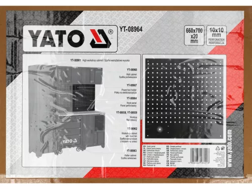 YATO YT-08964 Standard falpanel kéziszerszámok rendszerezésére