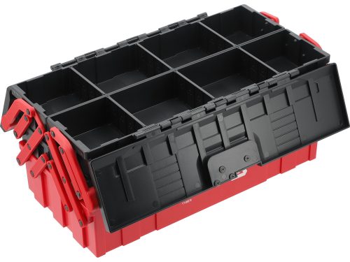 YATO YT-08978 Műanyag szerszámláda kétoldalra nyíló 5 polcos