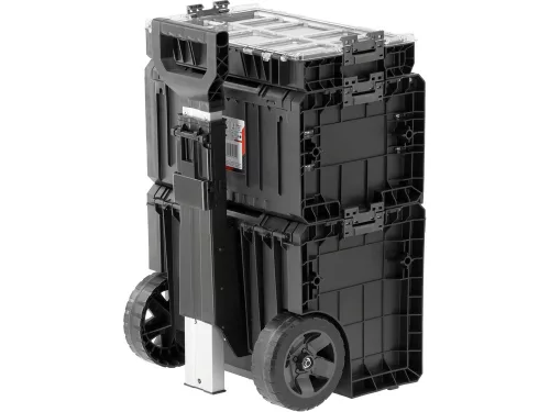 YATO YT-09173 Szerszámosláda szett kerekeken kihúzható fogantyúval 3db-os 685x450x380 mm
