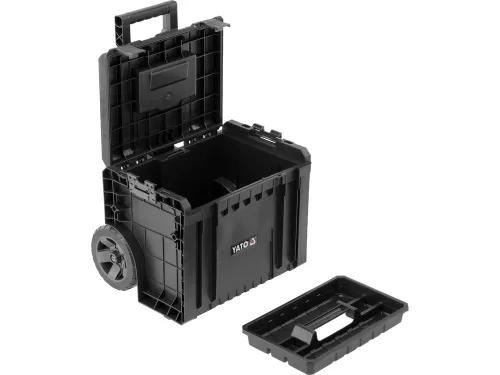 YATO YT-09173 Szerszámosláda szett kerekeken kihúzható fogantyúval 3db-os 685x450x380 mm