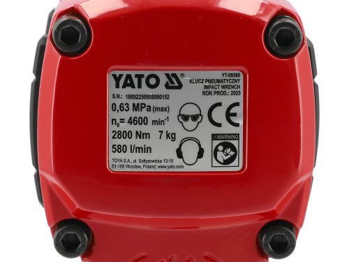 YATO YT-09580 Pneumatikus ürvecsavarozó 3/4 col 2800Nm