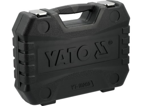YATO YT-10260 Gépi dugókulcs készlet 64 részes rövid és hosszú dugók, külső és belső torx, SPLine és imbusz, alufelnihez dugó fejekkel 1/2 col