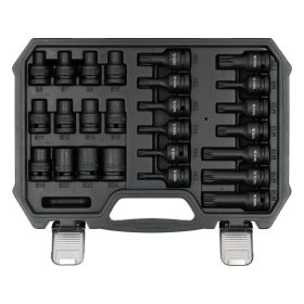  YATO YT-10572 Gépi torx és SPLine készlet 25 részes 1/2 col